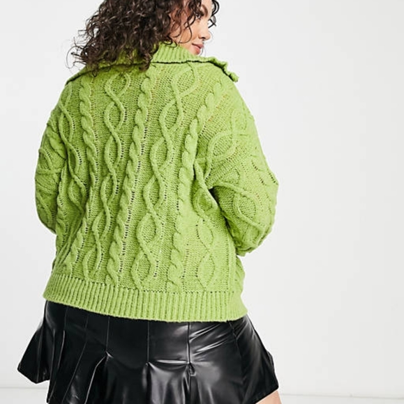 ASOS X Daisy Street cable knitted sweater NWT!! - Picture 2 of 9
